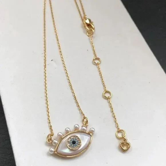 Kate Spade Evil Eye Pendant Necklace - Picture 5 of 6